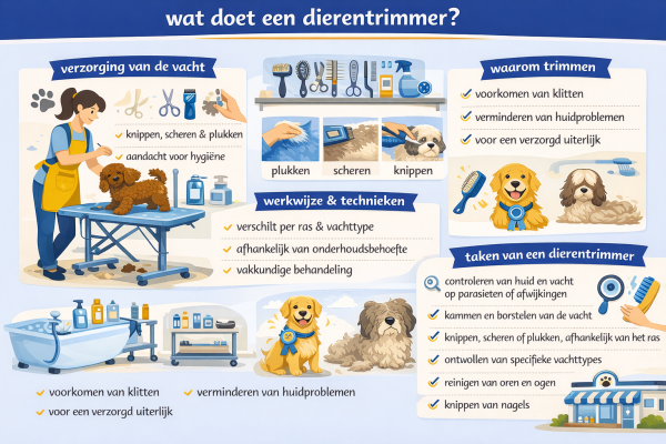Wat doet een dierentrimmer